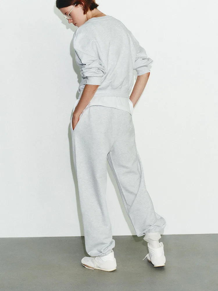 Neue Herbst frauen Gedruckt Sweatshirt Beiläufige Lange Hosen Ethnische Bühne Kostüm T Top Chinesische Sle Kleidung