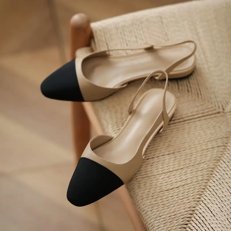 ASUMER Size 34-43 Ins New Genuine Leather Sandals Women Shoes Low Heels Summer Sandals Party Dress Shoes Ladies Footwear