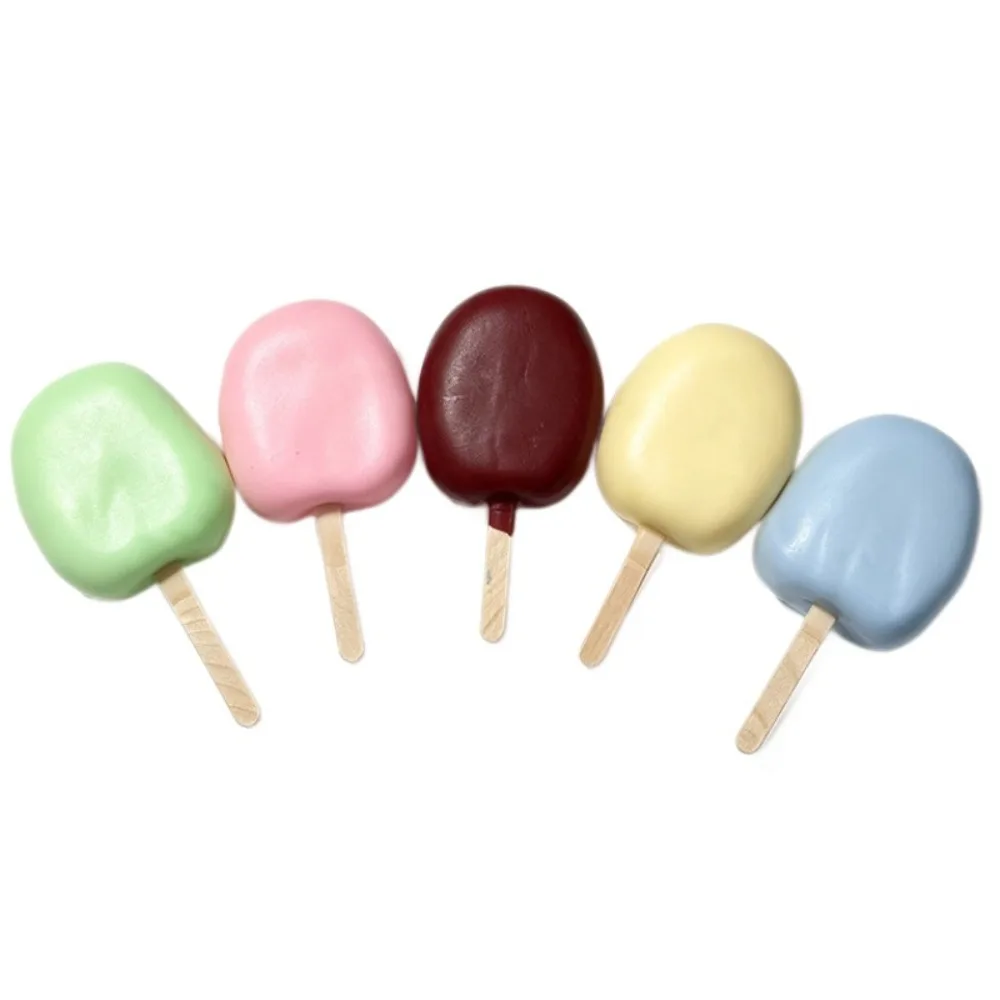 Slow Rebound Ice Cream Squeeze Toy Pinch Crunch Sound Crispy Texture Sensory Fidget Squeeze Hand Relax Food Theme Squeeze Toy