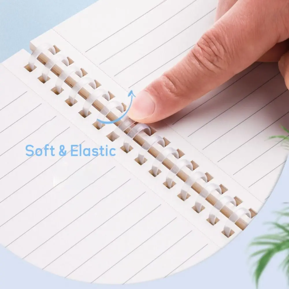 60Sheets/Book High Quality A5 Spiral Notebooks Perforated Pages Color Diary Book Horizontal Line Inner Pages Notepad Students