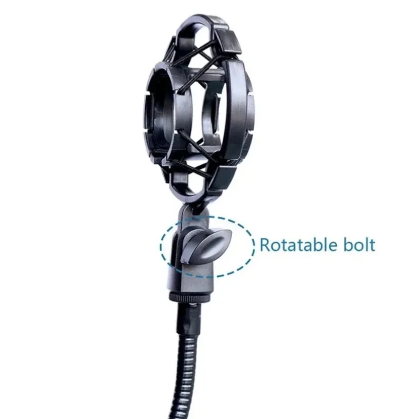 Universal Professional Condenser Microphone Mic Shock Mount Studio Recording Holder Bracket For Large Diaphram Mic Clip Stand