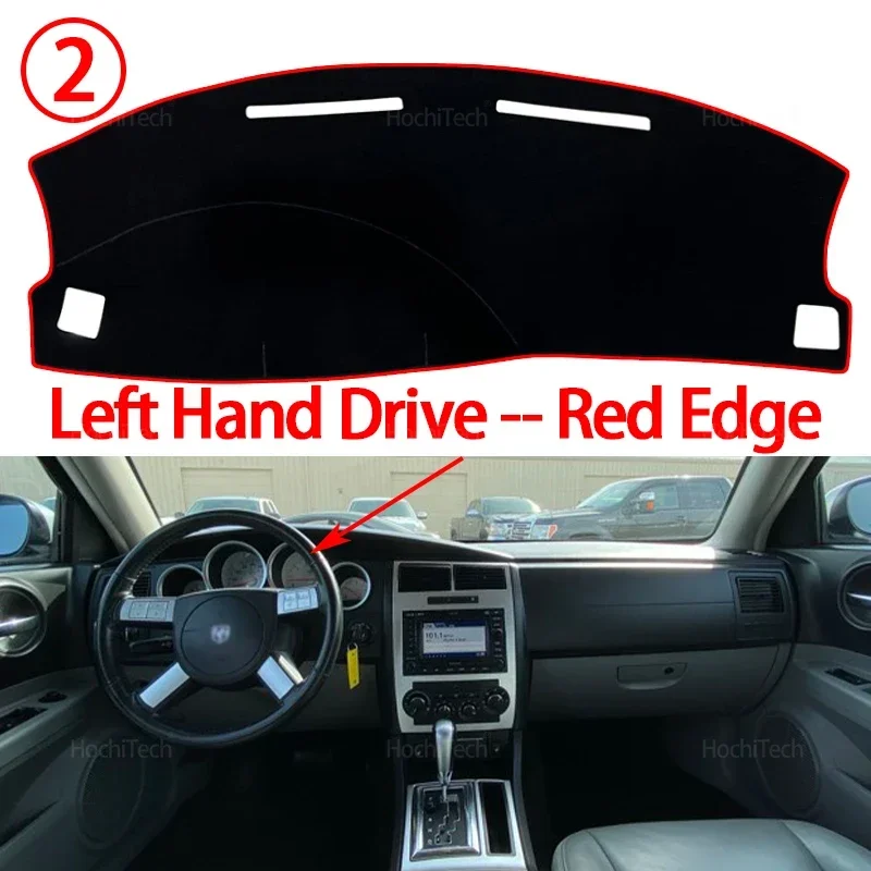 Für Dodge Charger 2005 2006 2007 Schatten Cape Decke Auto Zubehör Dashboard Abdeckung Dash Board Matte Teppich Pad – Detail 10
