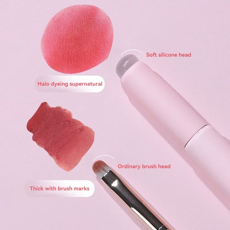 Silicone Lip And Concealer Makeup Brushes Silicone Brush For Lip Balm Lip Gloss Lip Stick And Concealer MultiFunction Brush 2024