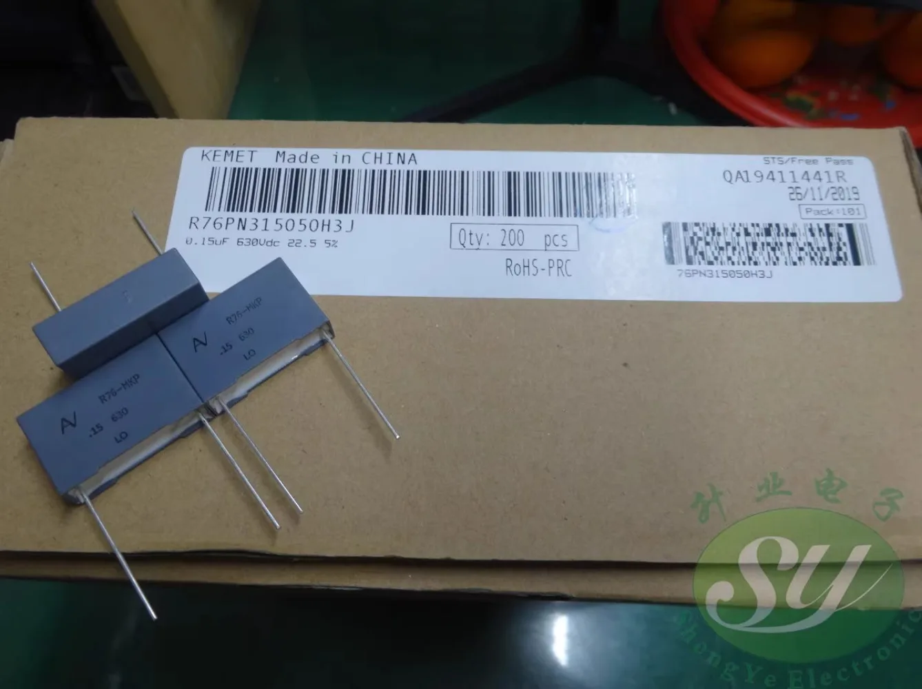 10PCS AV R76 0.15uf/630V 150nf u15 154 MKP New film capacitor 22mm