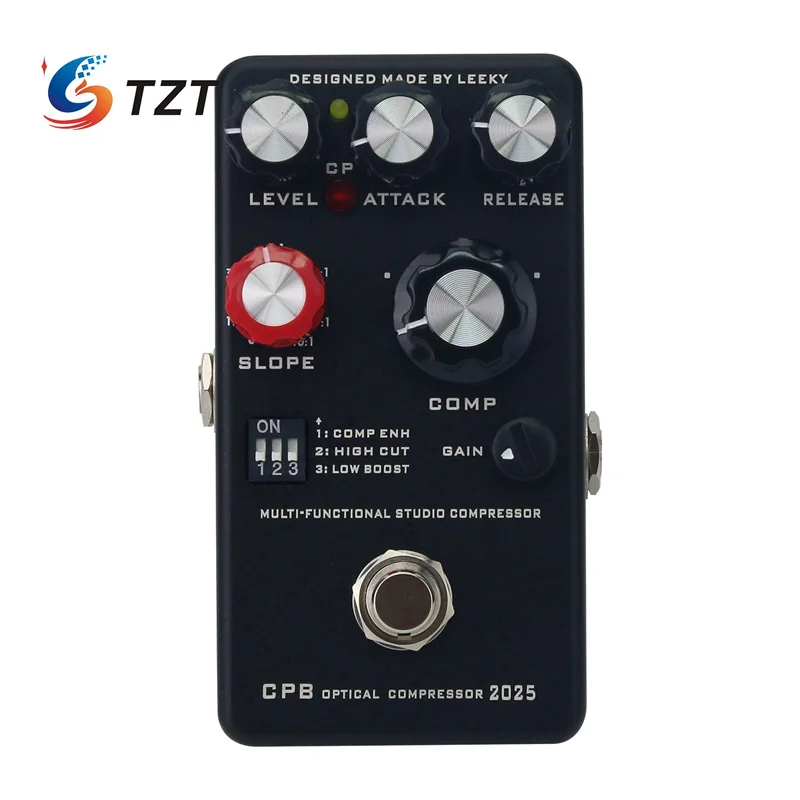 TZT-Universal CPB دواسة ضاغط بصري ، ضاغط استوديو متعدد الوظائف للغيتار الكهربائي والباس