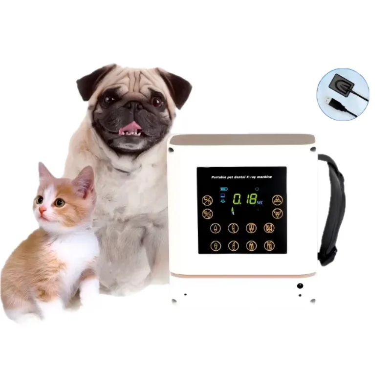 Portable Dental X-ray Machine for Vet Handheld Digital Dental X-ray Camera with Sensor for Veterinary
