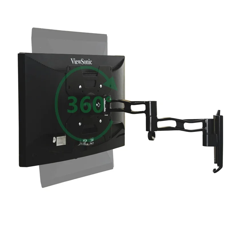Monitor bracket 43-inch TV wall hanging telescopic rotating folding multi-functional TV stand aluminum L36