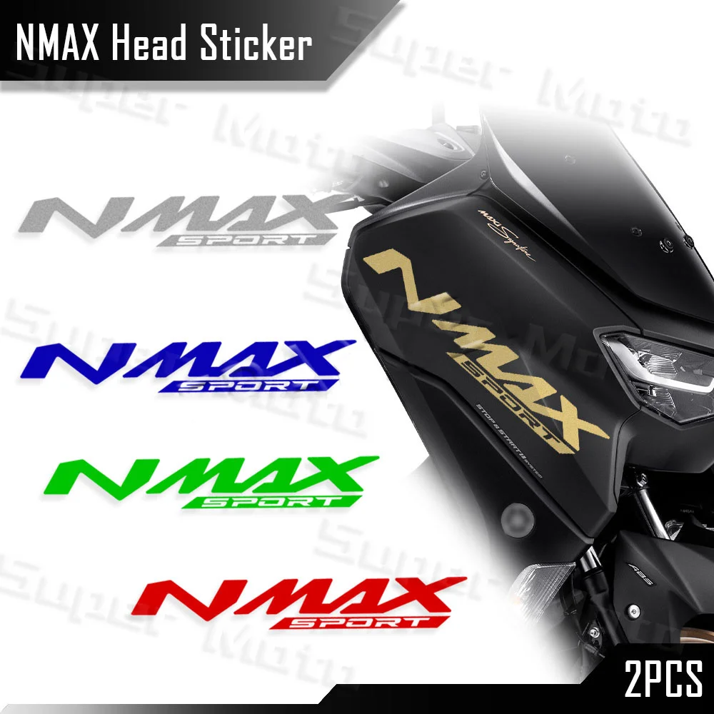 For Nmax160 Nmax150 NMAX 155 nmax Nmax125 Motorcycle Front Side Accessories Decals Scooter Strip fairing Waterproof Stickers