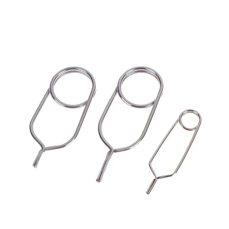 Stainless Steel Fly Tying Tool Hackle Pliers Feather Clips for Accurate Feather Wrapping Tasks