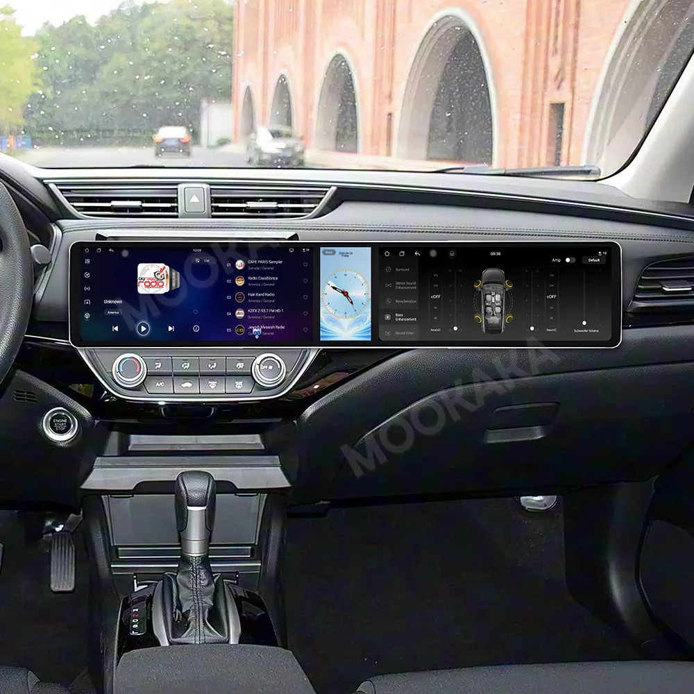 Android 15 Dual 12.3 Inch Triple Screen For Honda Crider Envix 2019-2022 Car Stereo Radio Multimedia Player GPS Wireless CarPlay