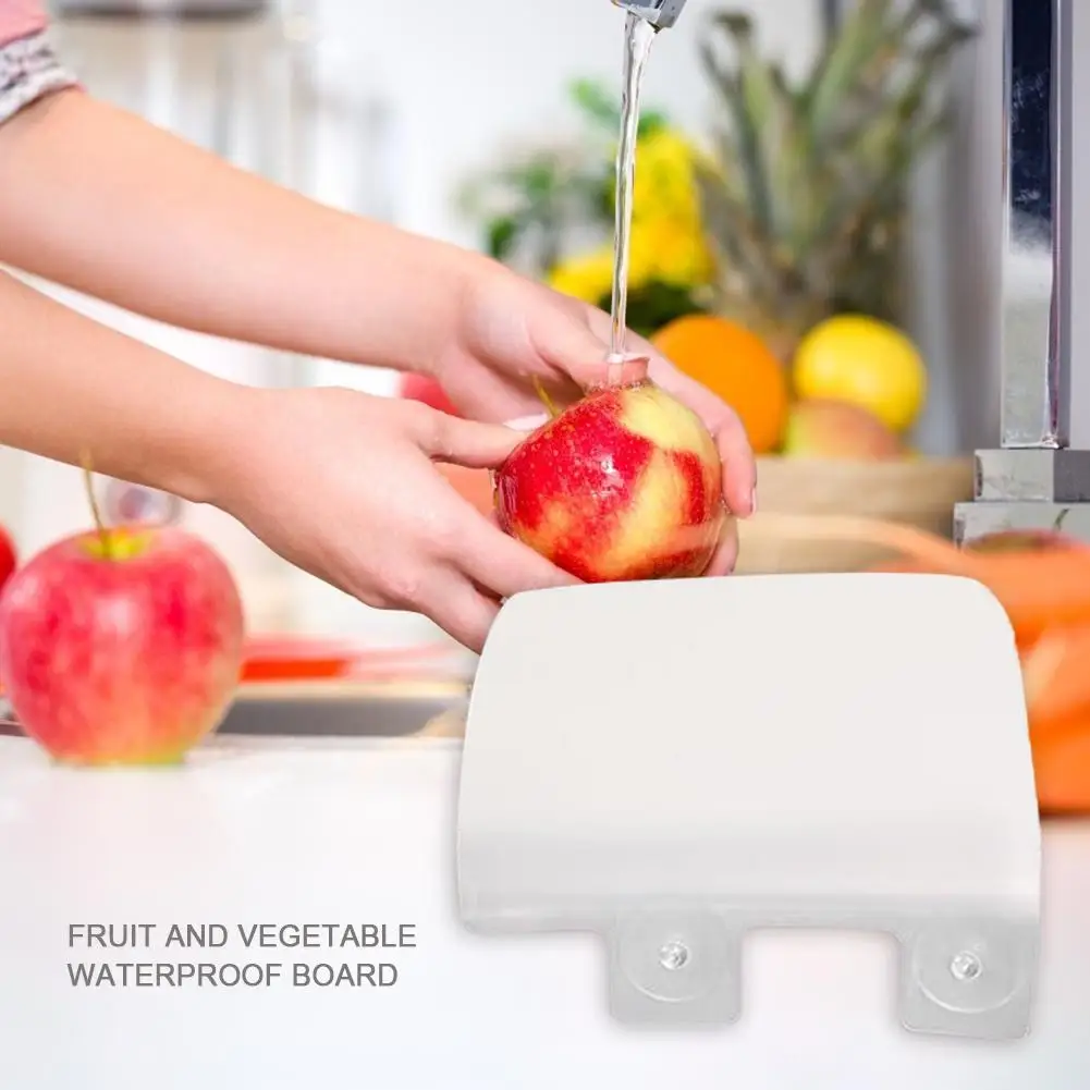 

Resin Water Splash Guard Sink Kitchen Anti-water Washing Dish Fruit Baffle Board for Kitchen Dish Fruit Vegetable