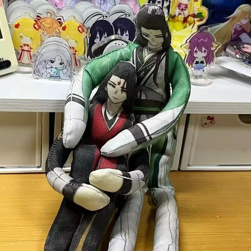 28cm Self Rescue System Of Scum Villains Shen Qingqiu Cosplay Plush Slender Twistable Shape Stuffed Toys gift Room Decoration