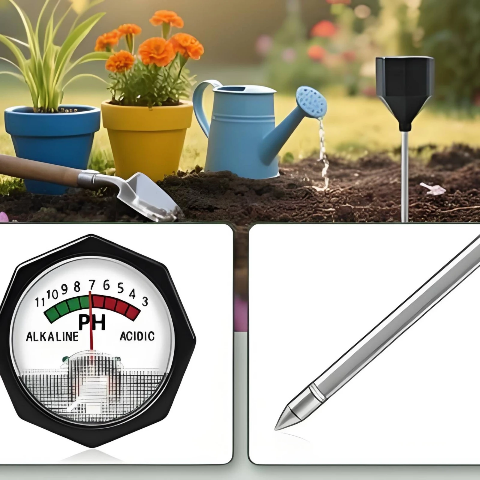 Bodem-pH-meter met staaf Eenvo - Soil Ph Meter recensie en prijs