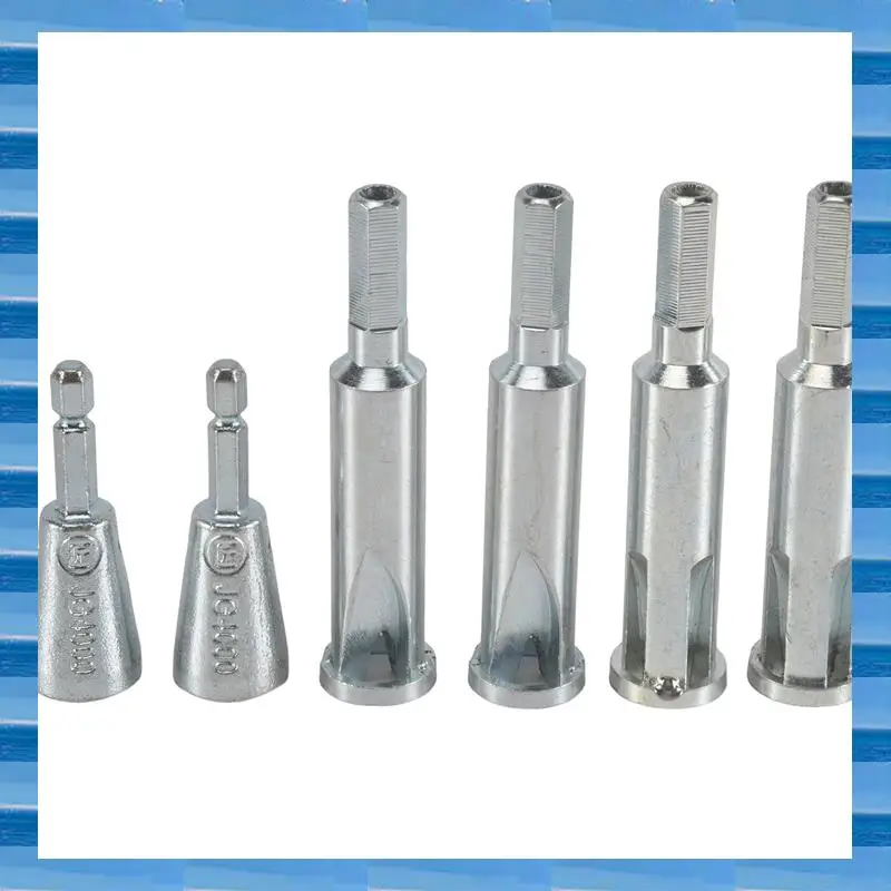 AT53 6 قطع 3/5 أداة تجريد الأسلاك وأداة تويستر الكابلات، كما هو موضح متجرد الأسلاك المعدنية والإعصار، لقمة تويستر الأسلاك