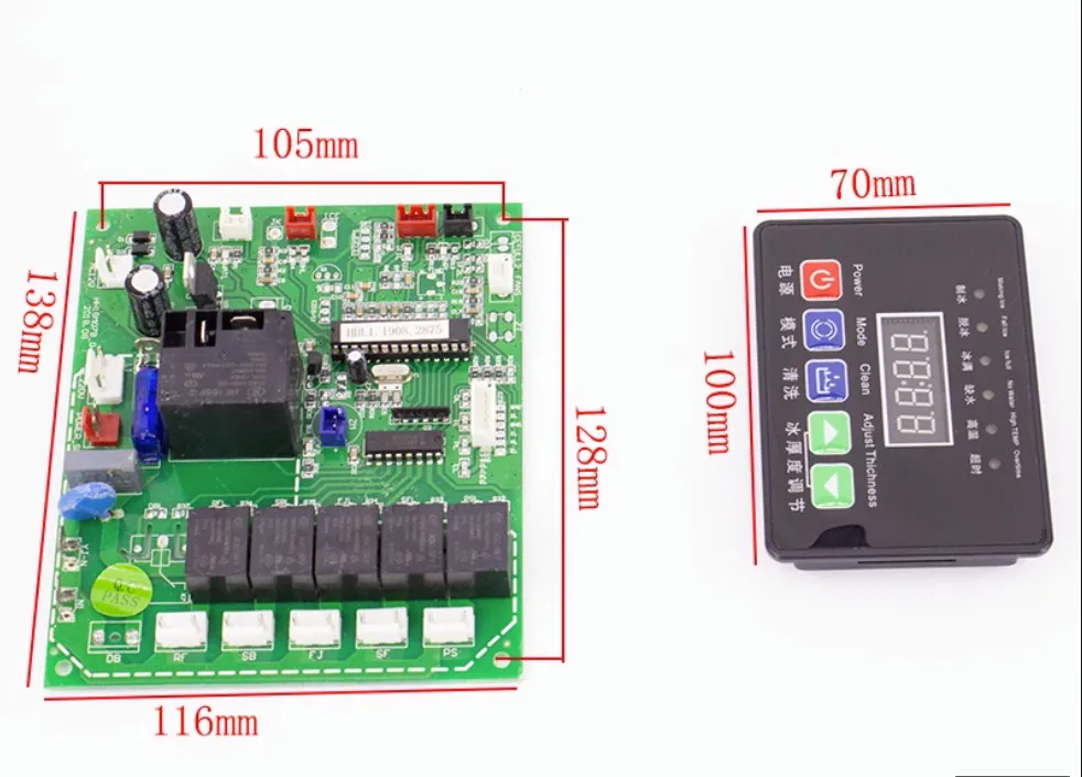 Flowing water ice machine universal computer board Universal display motherboard CNC control board