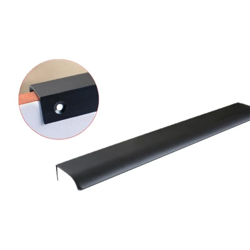 Cupboard Pulls Door Handle Kitchen Cabinets Mount Finger Pulls L43B