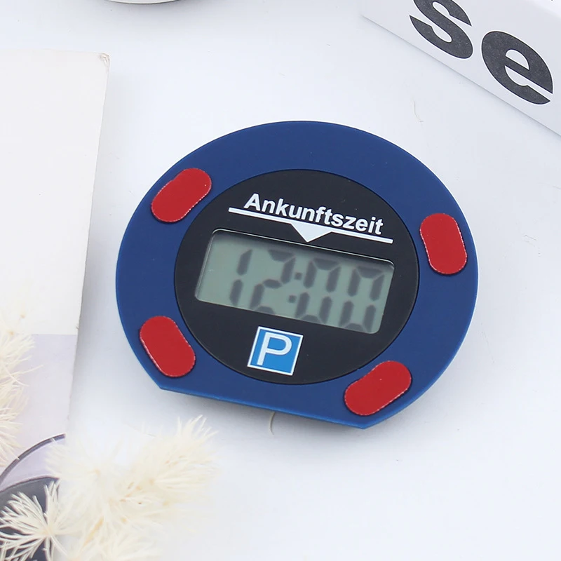 1Pc Customized Professional Parking Timer LCD Dual Screen Display for Automobiles Spare Parts Parking Timer High Precision Part