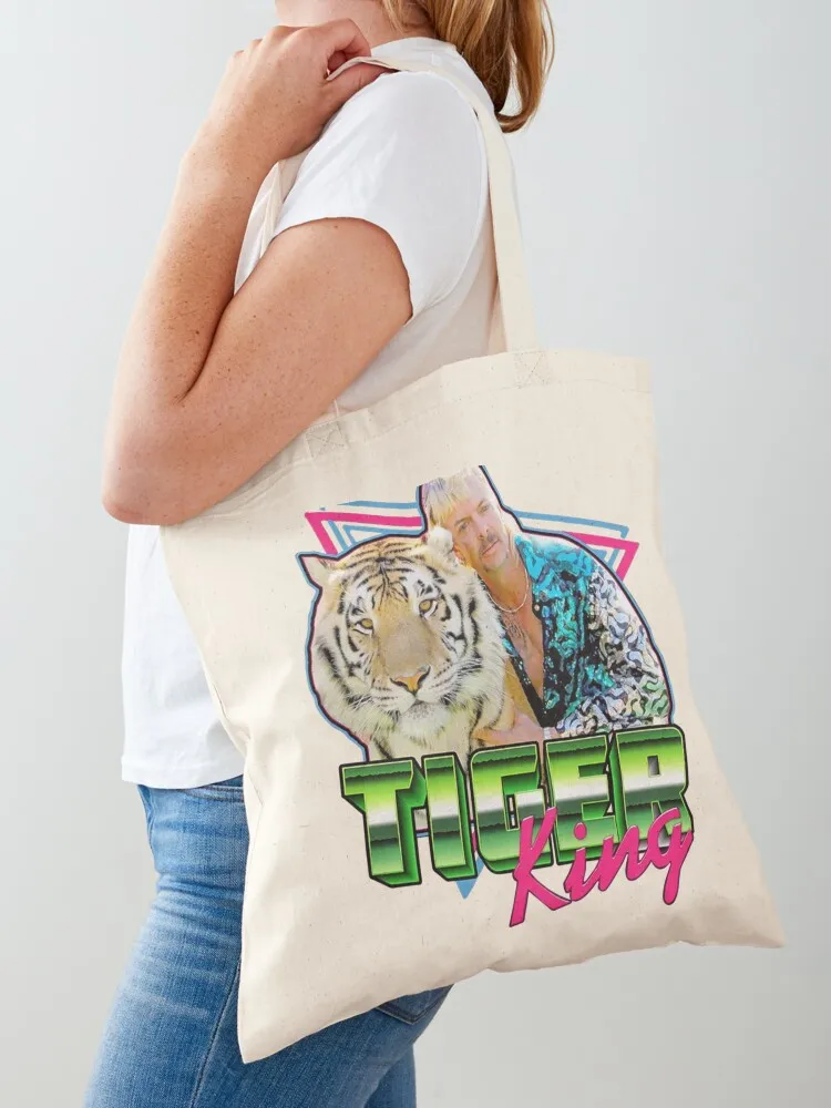 Joe exotic tiger king shirt Tote Bag Women's shopping bag custom fabric bag Custom custom tote