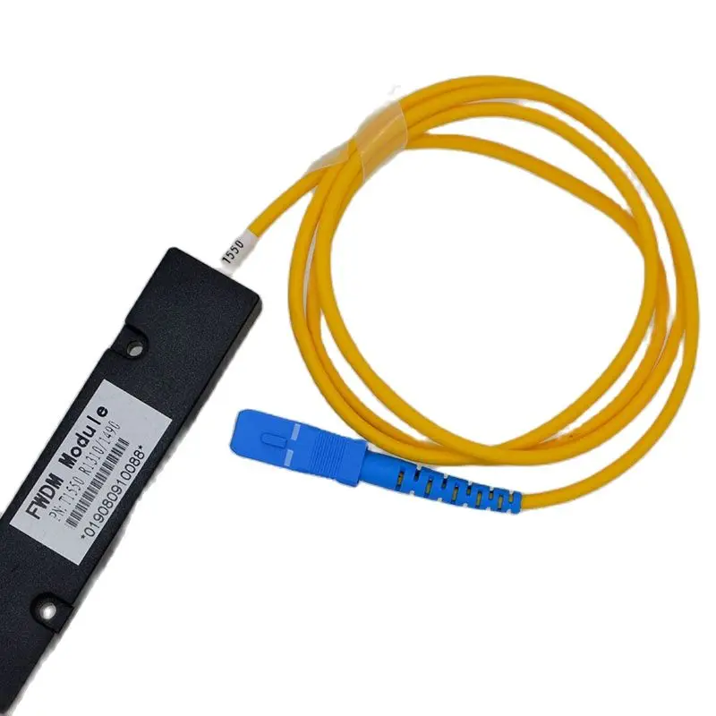 5pcs New FWDM Optical Fiber Multiplexer Demultiplexer 1310/1490/1550nm 1:2 SC FC Connector Optical Equipment  Free Shipping