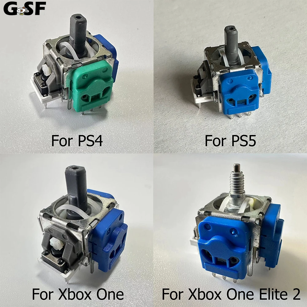 GSF-3D التناظرية عصا وحدة استشعار ل PS4 ، PS5 ، Xbox One النخبة 2 تحكم ، قاعة تأثير المقود ، NS التبديل برو ، لا الانجراف ، 2 قطعة