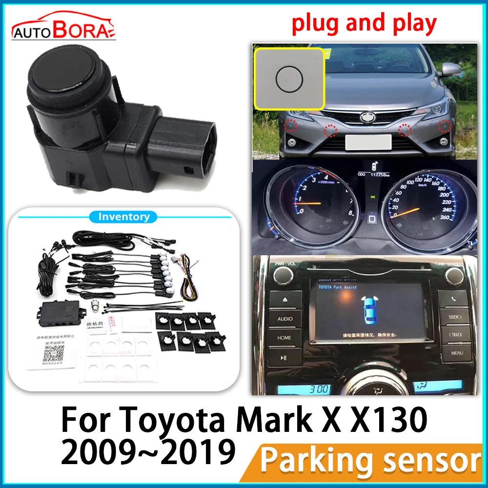 

AutoBora Original OEM Parking Sensor Assistance Backup Radar Buzzer System for Toyota Mark X X130 2009~2019