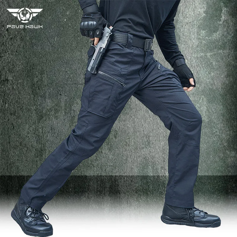 Tactical Pants Men Waterproof Multi-pocket Elasticity Trouser Joggers Male Military Wear-resistant Waterproof Pant SWAT Pantalon