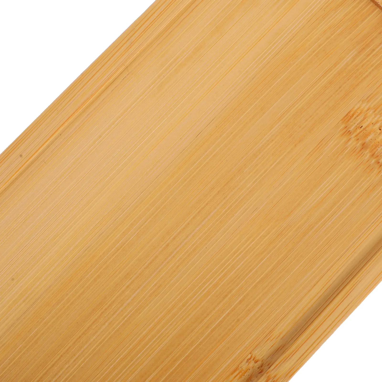 Rectangular Bamboo Plant Tray Wood Pot Drainage Tray with Smooth Surface Long-Lasting Plant Saucer for Succulent Cactus Garden