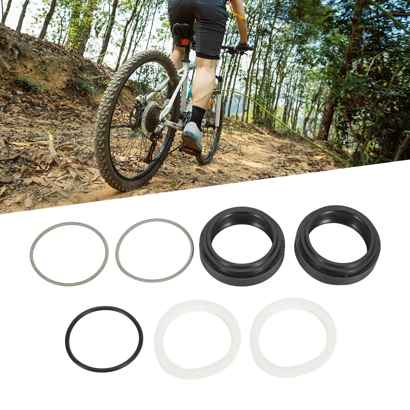 Ring segel debu garpu pegas, Aksesoris Sepeda MTB untuk FOX/ROCKSHOX untuk MANITOU/SR MTB