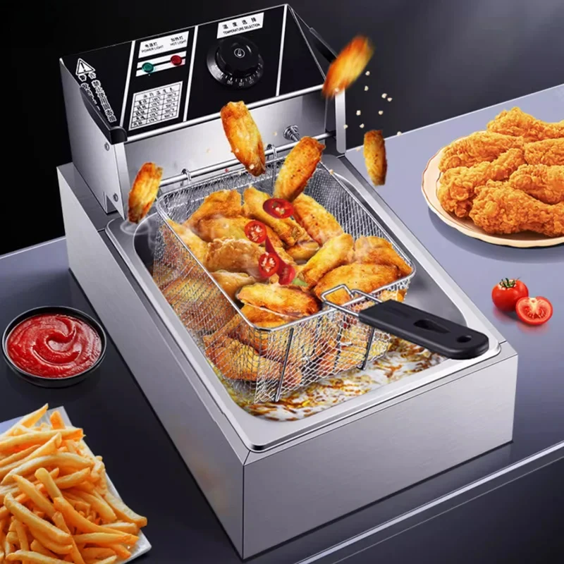 Electric Fryer Industrial Fryer Stainless Steel Fries Chicken Chop Fryer