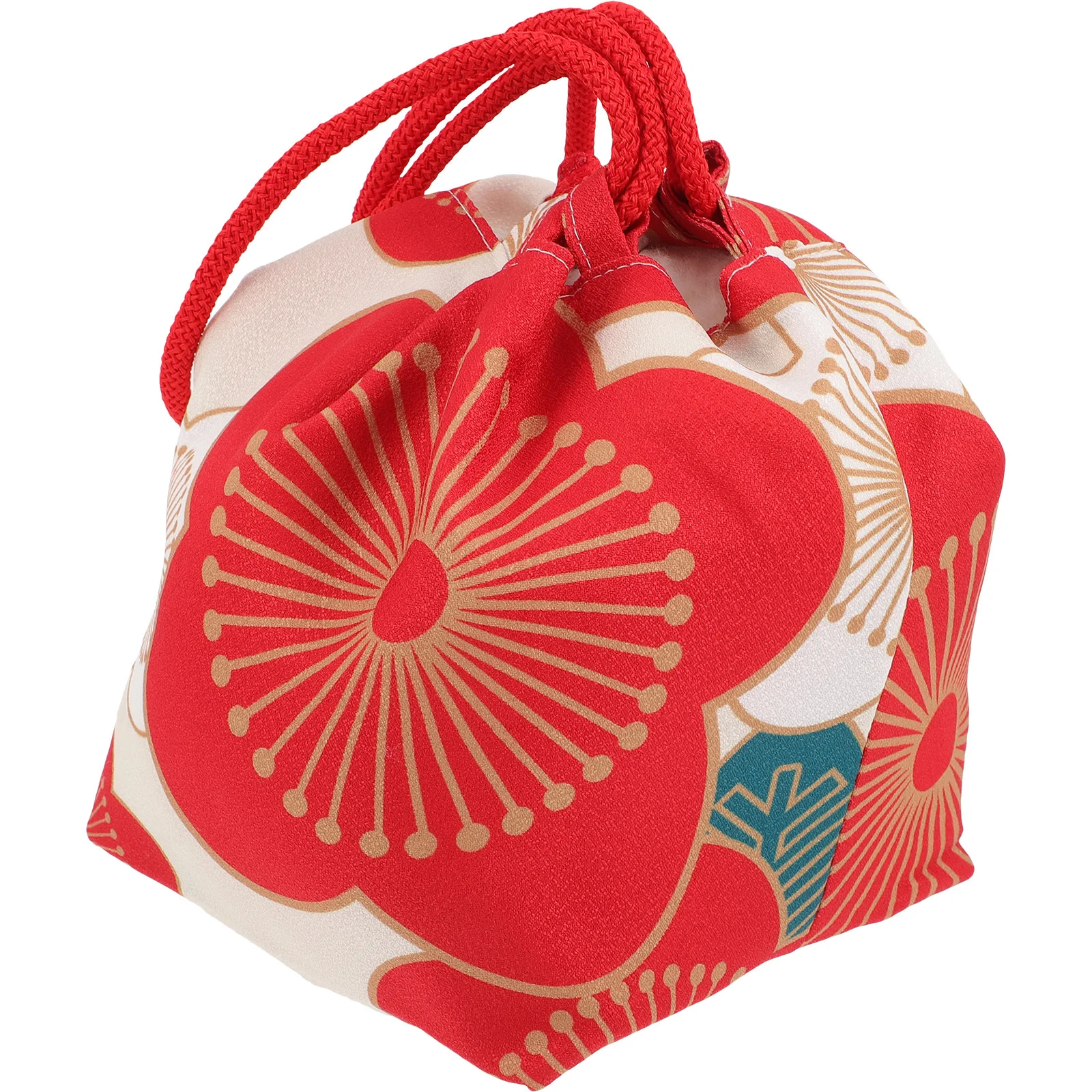 Japonês quimono cordão bolsa telefone bolsa de viagem hanfu jóias armazenamento japonês saco de cordão leve saco compacto
