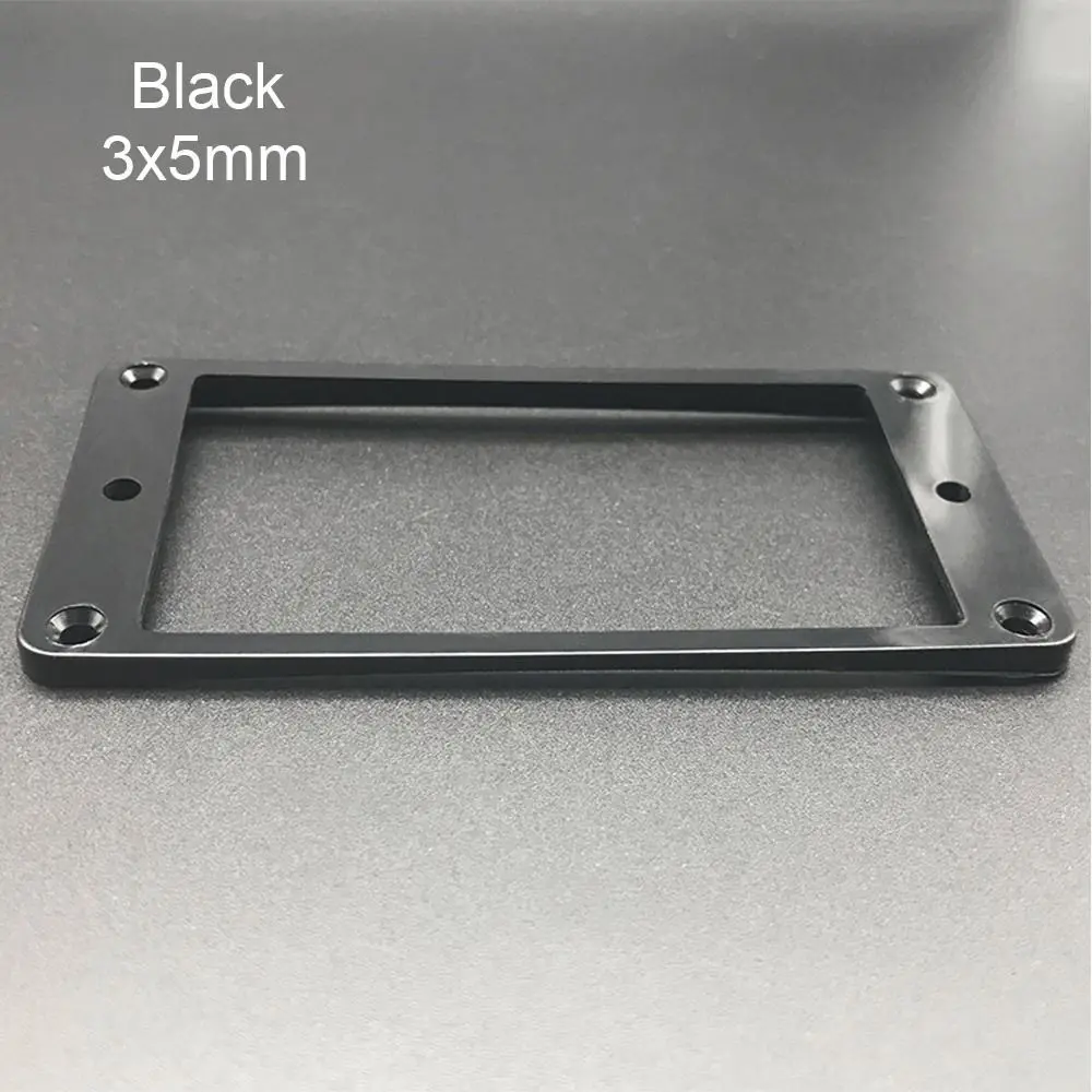 2pcs Black White Yellow for Humbucker Frame Set Replacement Guitar Pickup Pickups Cover Mounting Rings Pickup