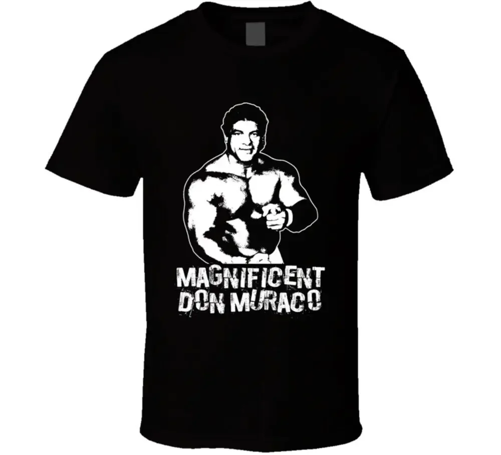 Magnificent Don Muraco Retro Legends Of Wrestling T ShirtHigh Quality 100%Cotton Short Sleeve