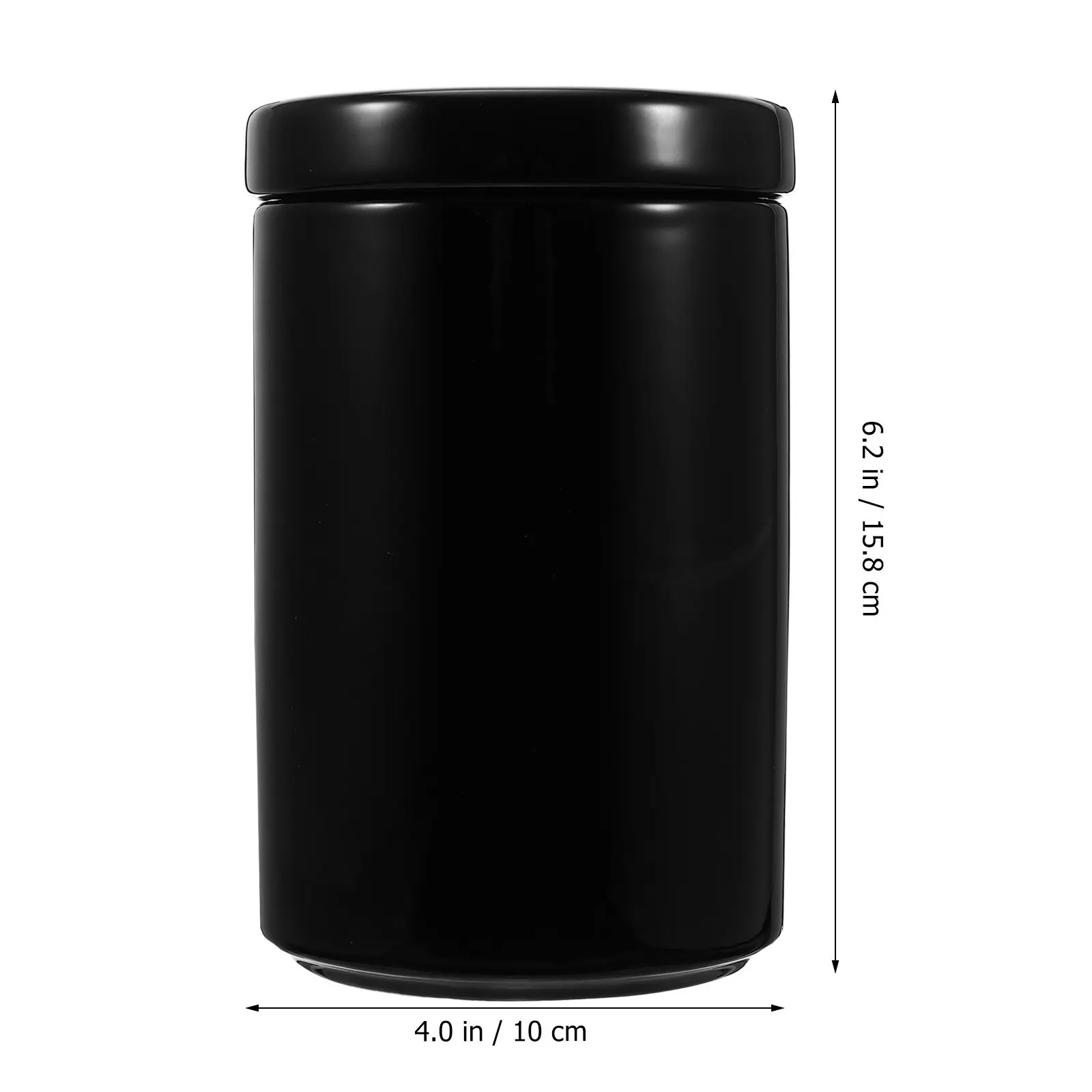 1Pcs Ceramic Storage Jar Nordic Style Kitchen Sealed Container Food Canister Tea Sugar Candy Storage Pot Ceramic Candy Pot