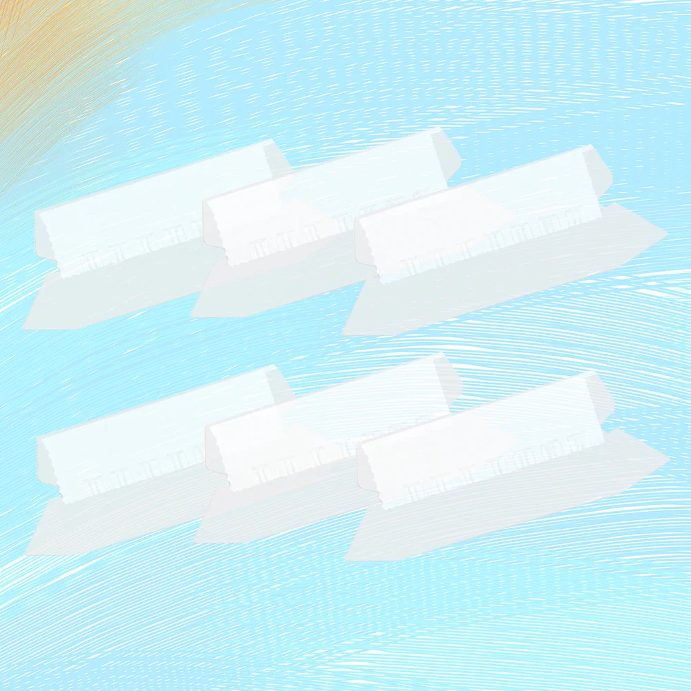 

25 шт. прозрачных многоразовых этикеток для папок с угловым дизайном, предотвращающим скольжение при вставке, для организации офиса