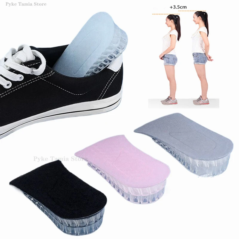 Perfecrecomore-Semelles intérieures en silicone souple pour hommes et femmes, chaussures, pieds plats, soutien de la voûte plantaire, l'offre elles orthopédiques 4WD, baskets, rehausseur de talon