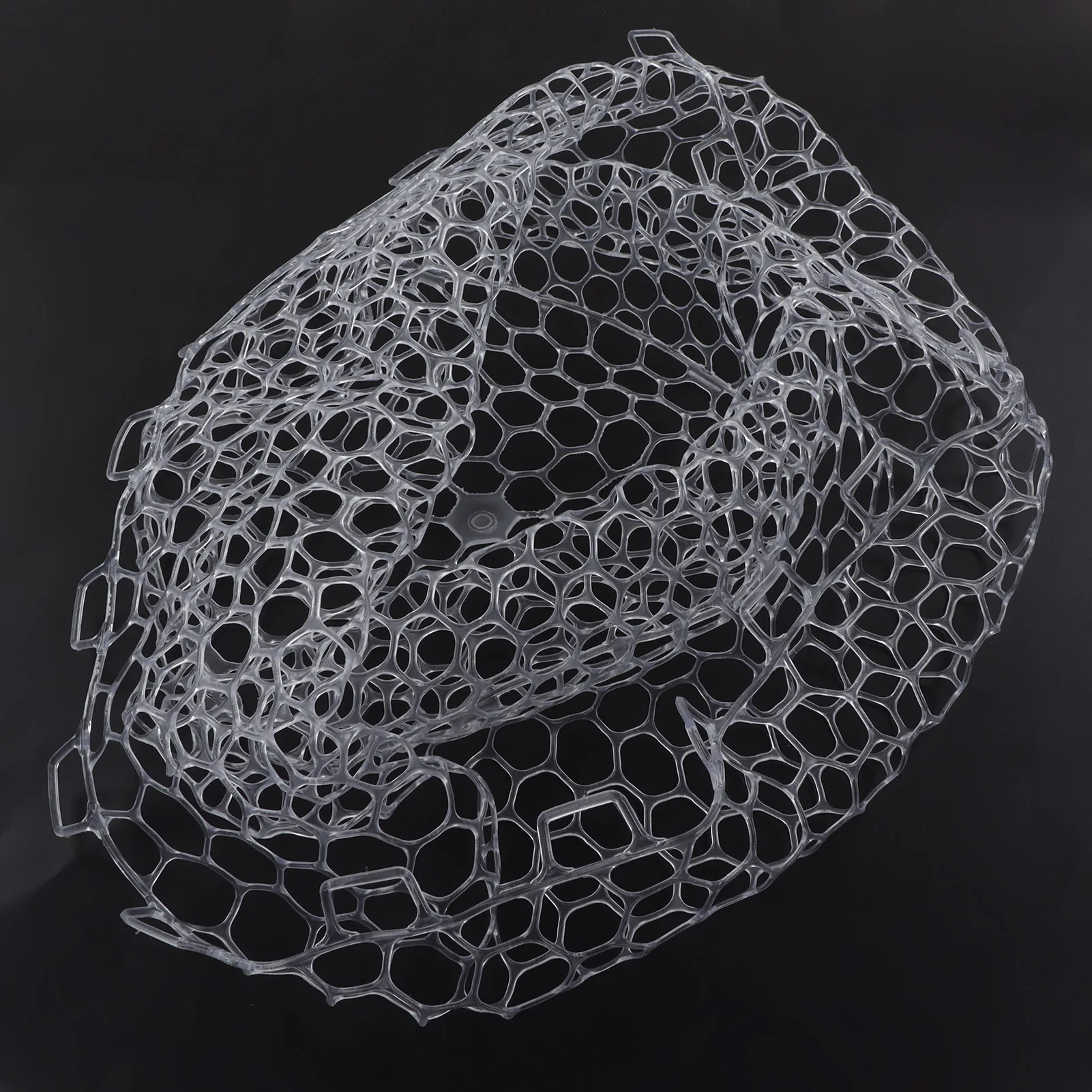 Portable Foldable Fly Fishing Net Clear Rubber Landing Net Replaceable White Net Depth 47cm Outdoor Fishing Tackle - view 4