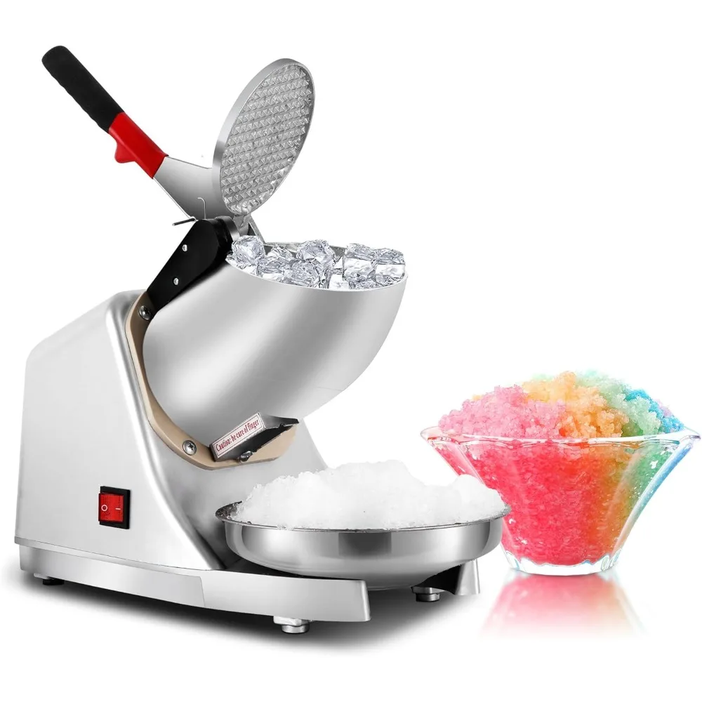 

Upgraded 300W Electric Ice Shaver Ice Shaved Machine Ice Crusher Snow Cone Maker 145 lbs