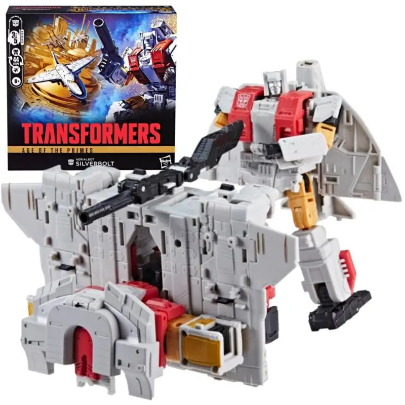 Transformers Age of the Primes Commander Class Aerialbot Silverbolt 7 นิ้วแปลง Action Figure หุ่นยนต์ของเล่น G0752