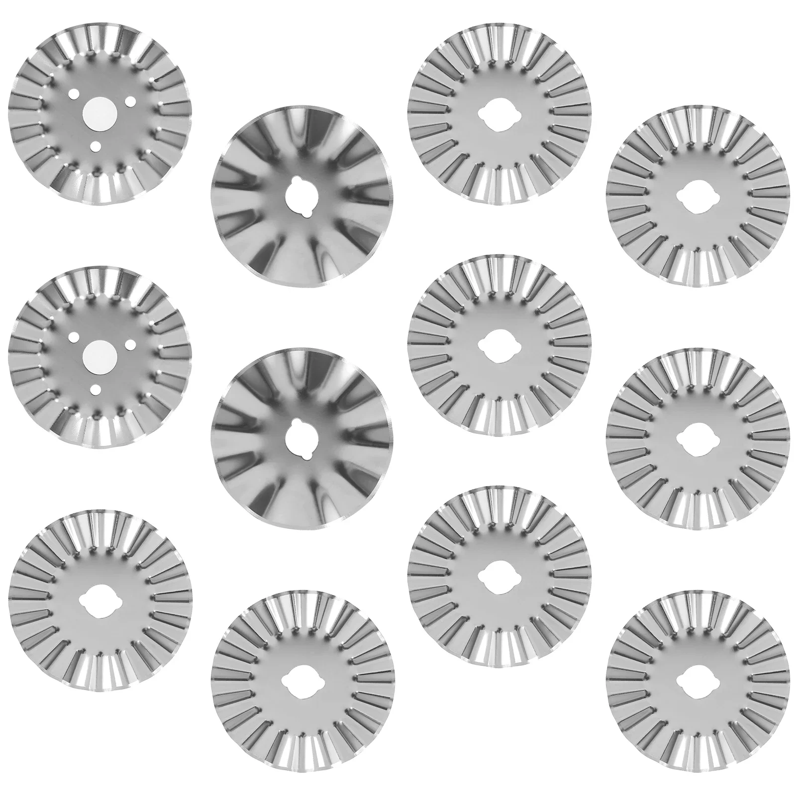 

Лезвия для резака Портативные волновые вращающиеся лезвия Удобные сменные лезвия для резака Универсальные поворотные лезвия для вязания крючком с краями Твердые