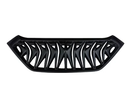 For Hyundai Tucson center grille 2015 2016 2017 2018 ABS plastic ghost style grille front bumper grille carbon fiber car grille