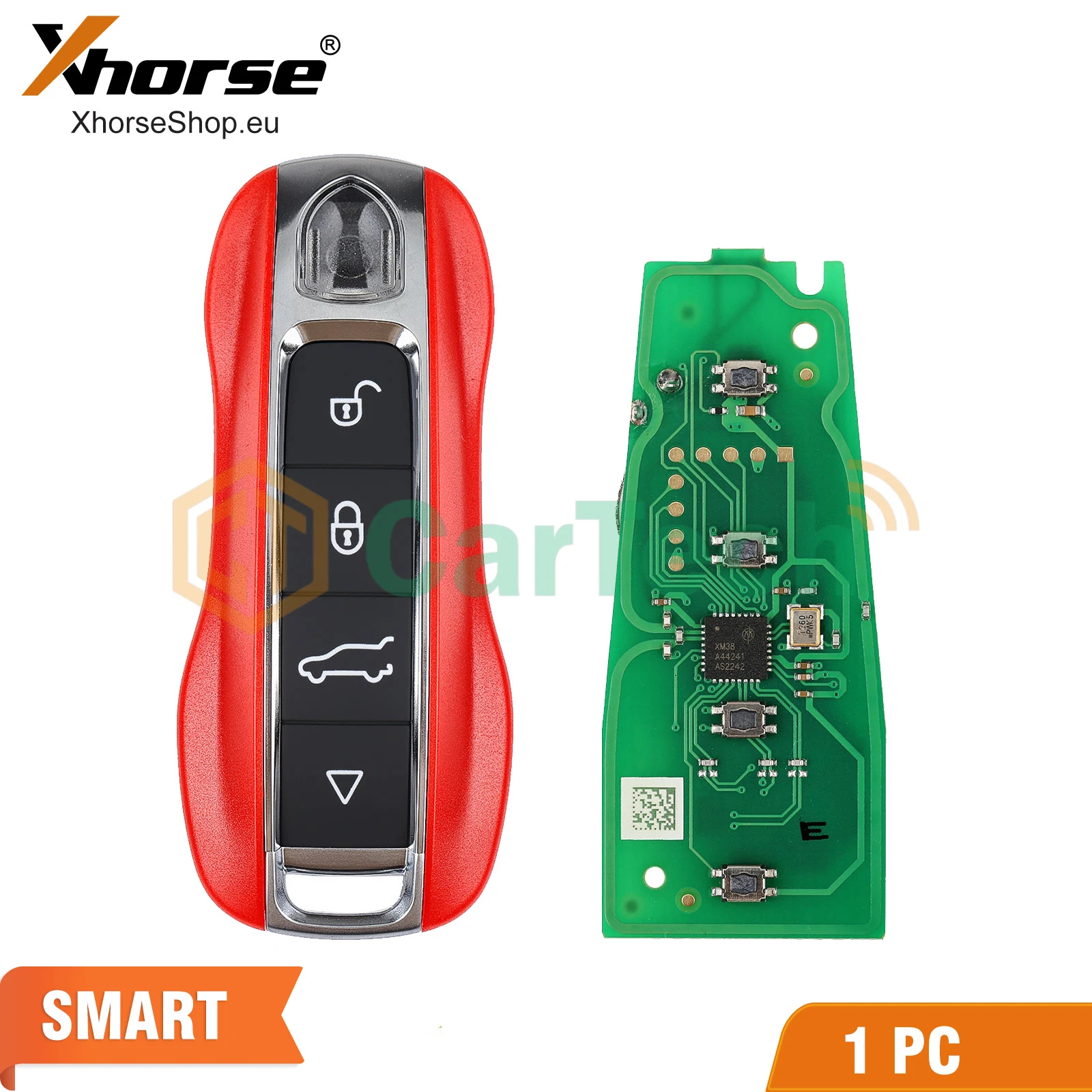 1PCS Xhorse Universal Smart Remote Key For Porsche Style XSPS01EN XM38 4 Button