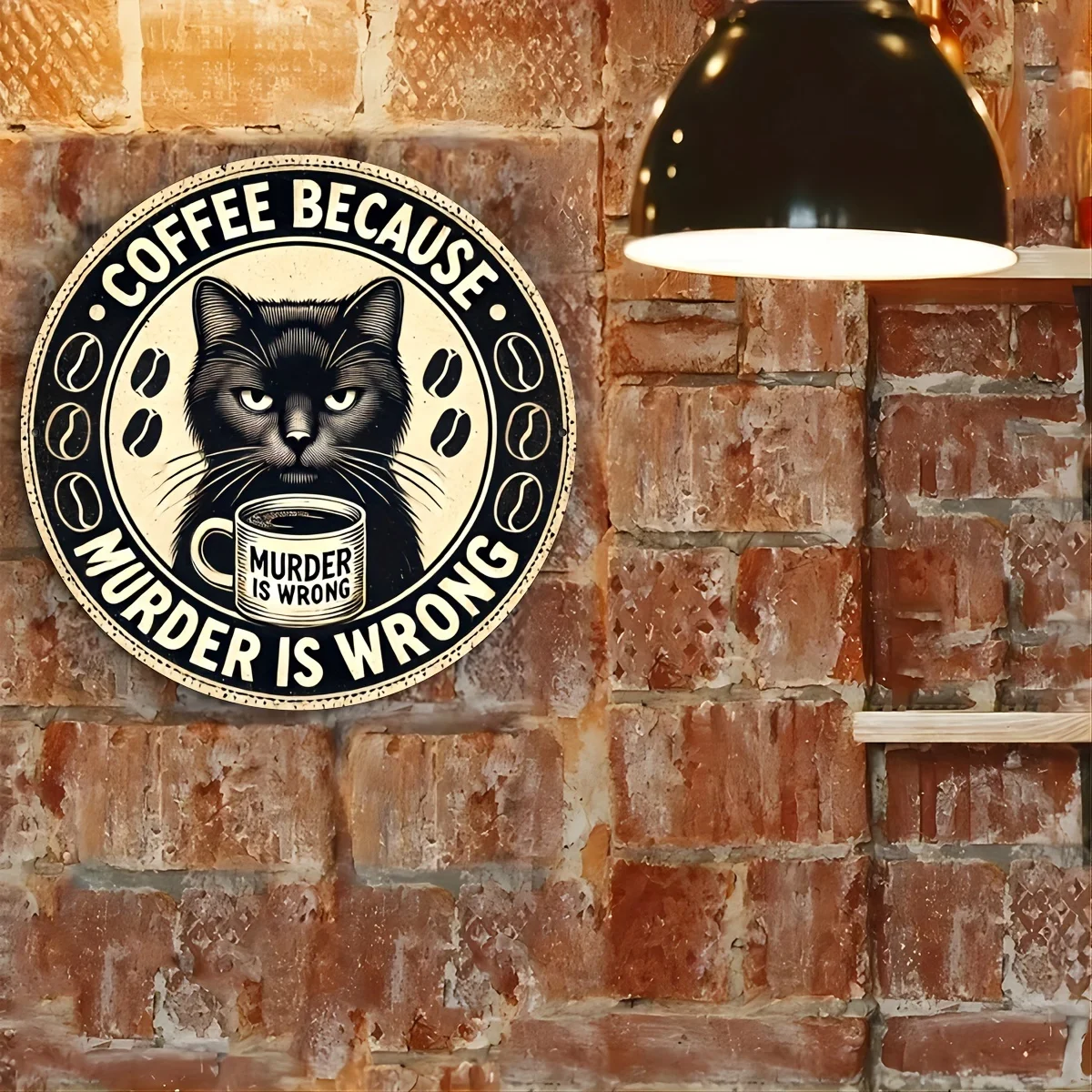 Tin Sign - Vintage Durable Metal Plaque Wall Decor, 