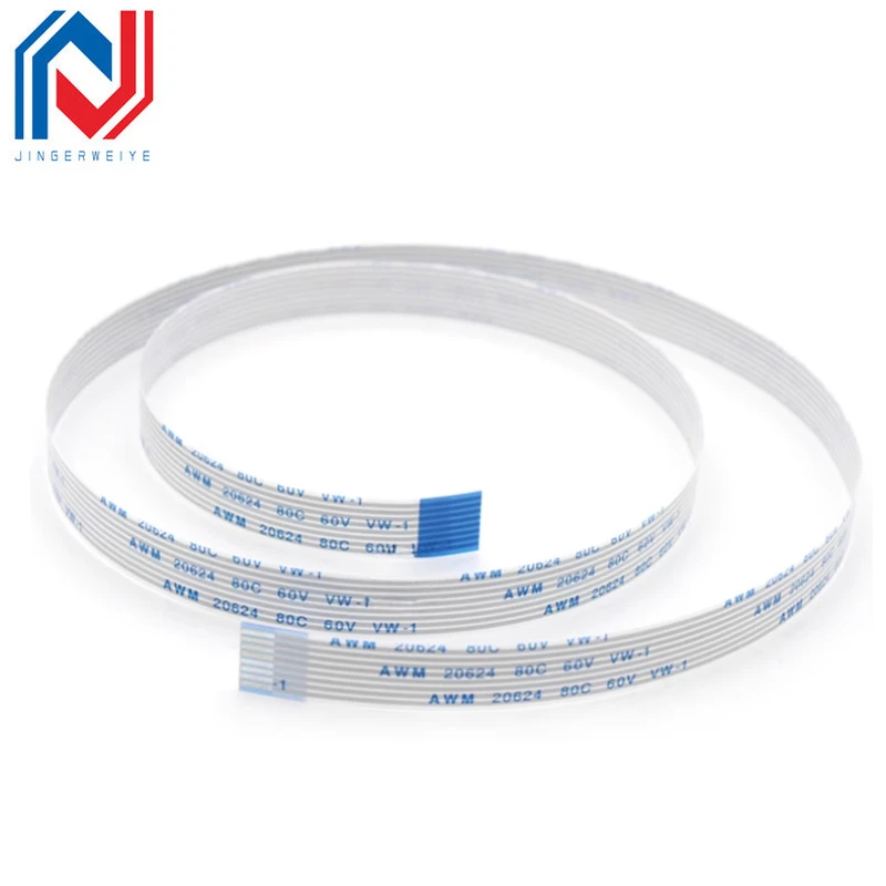 FPC FFC 500/1000/2000mm AWM 20624 80C 60V VW-1 Flexible Flat Cable A/B Type Ribbon Wire 4P/6/8/10/12/14/16/20/26/30/40/50/60Pin