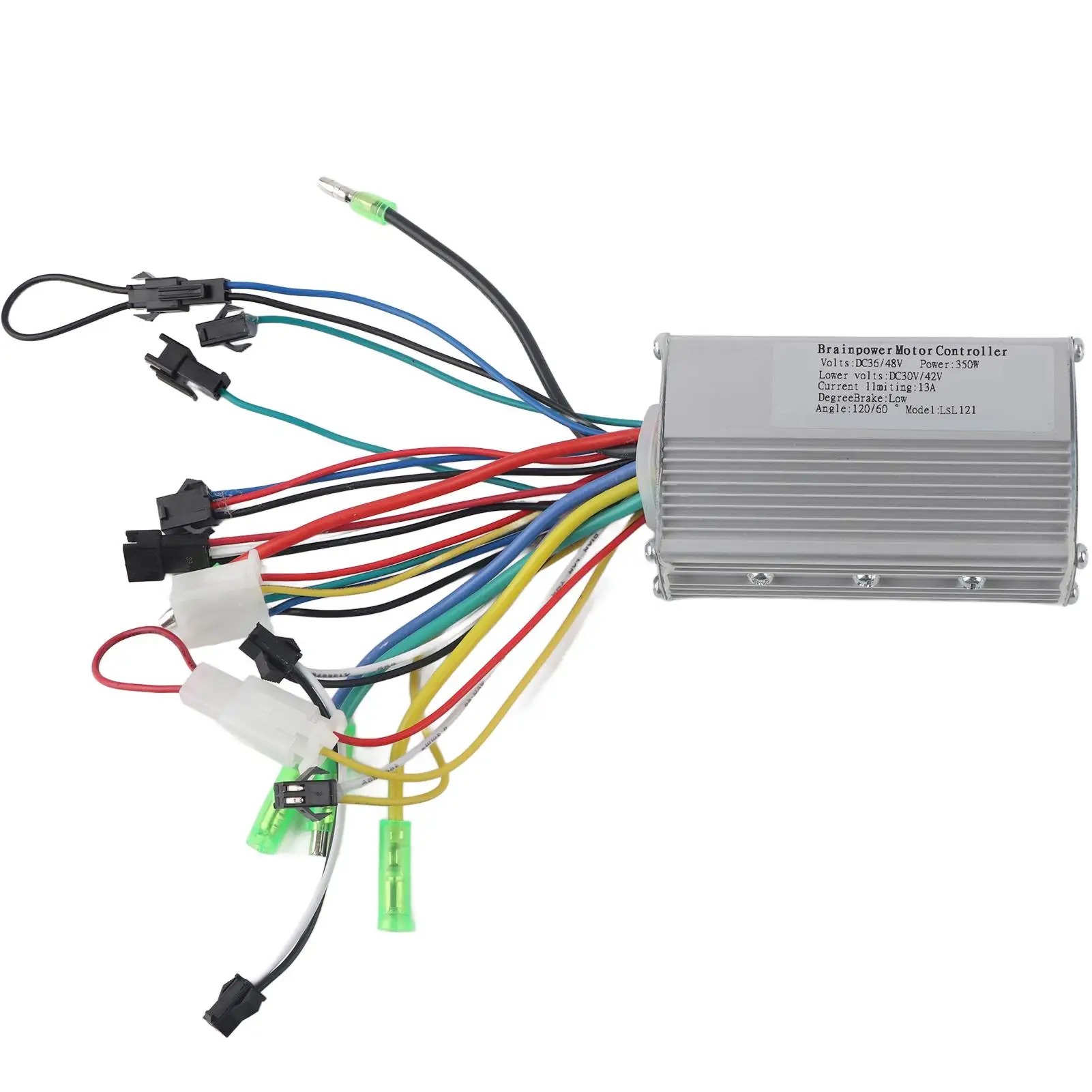 

36V/48V 350W 13A Brushless Motor Controller for electric Bicycle Scooter - Suitable for 60/120 Degree Motor Phrase Angle