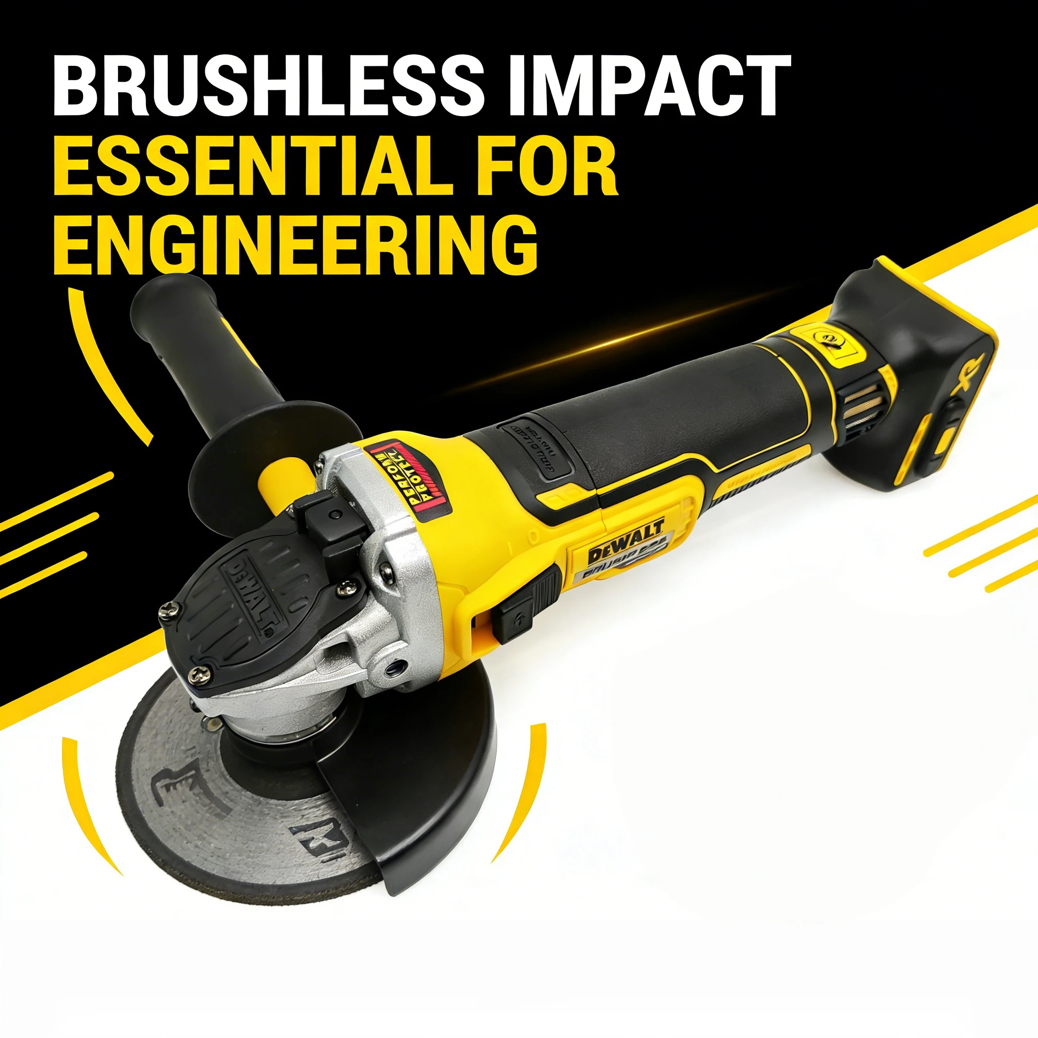 DEWALT DCG405 125mm flat head angle grinder bare machine tool cutting machine brushless 20V lithium battery tools(no battery) - view 3