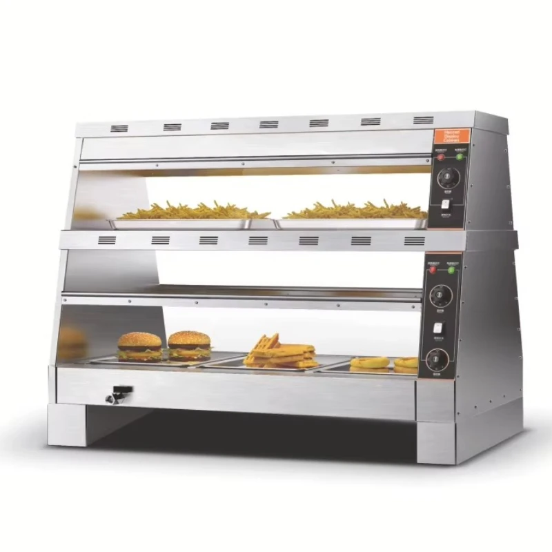 

New Arrival Other Hotel & Restaurant Supplies Glass Food Chips Warming showcase Cake Display case Pastry Display case