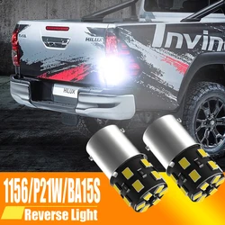2pcs LED Backup Light Blub Reverse Lamp P21W BA15S 7506 Canbus For Toyota Avensis T22 T25 T27 Hiace 1995-2012 Hilux 2004-2019