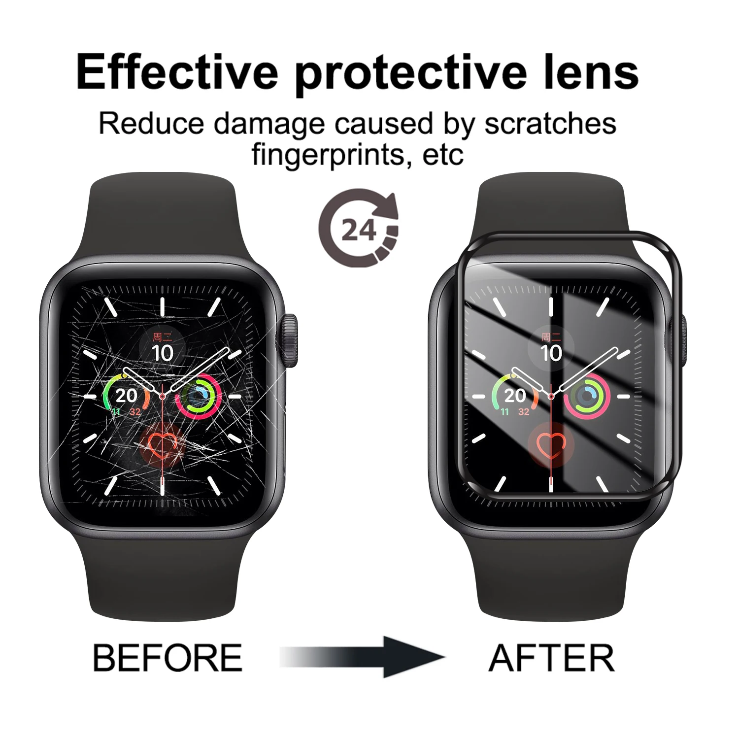 Screen Protector Easy Installation For Apple Watch Ultra/Ultra2/Ultra3 49MM Soft Film Not Glass For iWatch S10 S11 42MM/46MM