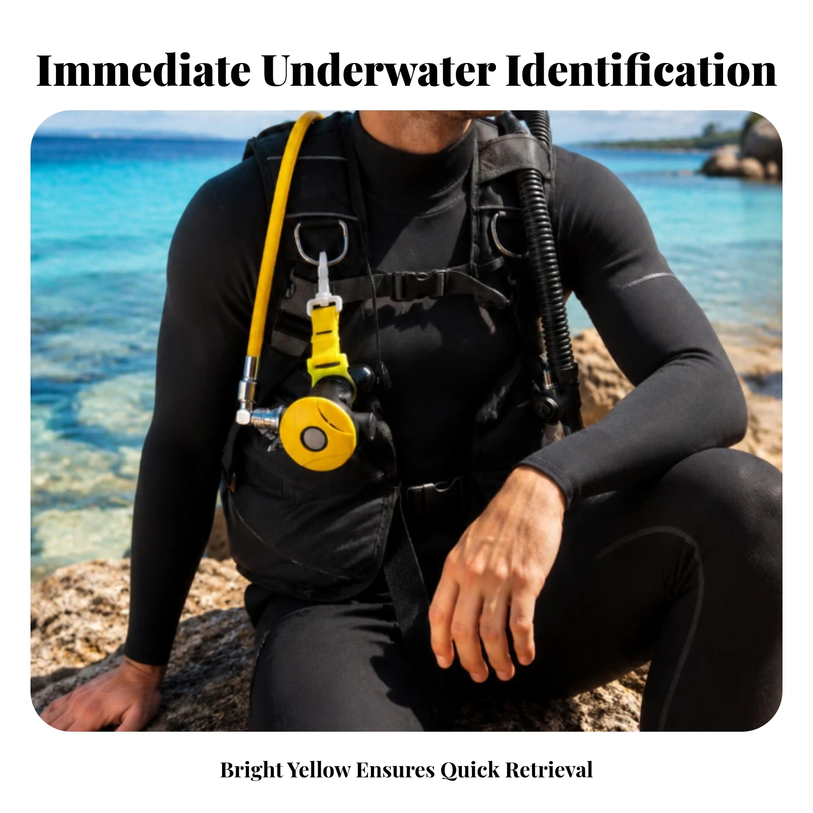 Diving Regulator Hanger Clip Easy to Use Scuba Gear Hanger with Snap Hook Regulator Holder with Loop Corrosion-Resistant