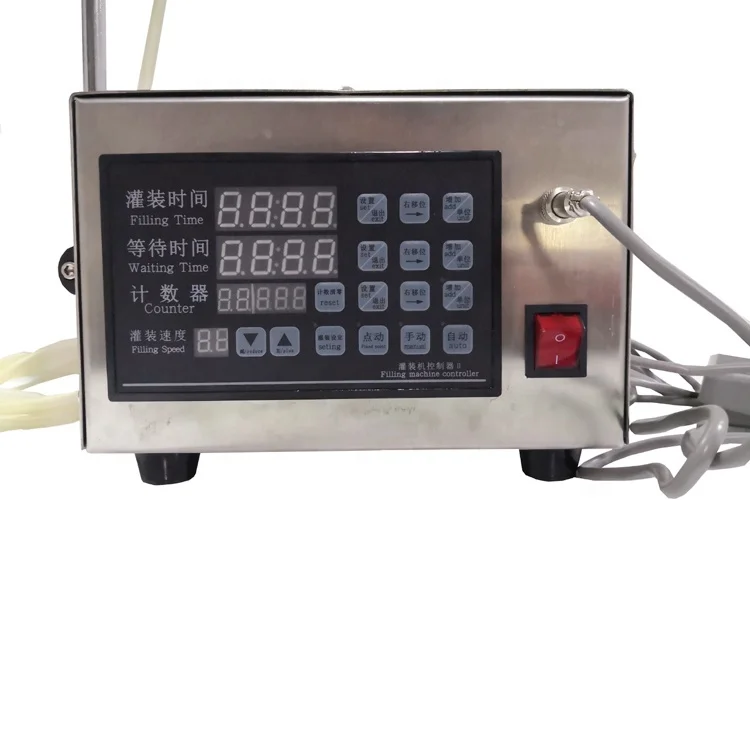 Small Desktop Magnetic Pump Weak Acid Liquid Water Juice Milk Filling Machine